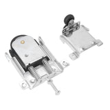Wardrobe Pulley Furniture Roller Wheels Anti Derailment Cam Door Shifter Pulley for Closet Doors Cabinet Doors Small