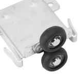 Wardrobe Pulley Furniture Roller Wheels Anti Derailment Cam Door Shifter Pulley for Closet Doors Cabinet Doors Small - Extra Image