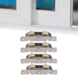 4PCS Sliding Patio Door Roller Assembly Stainless Steel Copper Ball Bearing Wheel Roller Assembly for Glass Door Flat Wheel