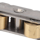 4PCS Sliding Patio Door Roller Assembly Stainless Steel Copper Ball Bearing Wheel Roller Assembly for Glass Door Flat Wheel - Extra Image