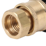 G1/4 Sewer Pipe Cleaning Nozzle Stainless Steel Durable G3/8 Female Thread Adapter Pressure Sewer Jetter Nozzle - Extra Image
