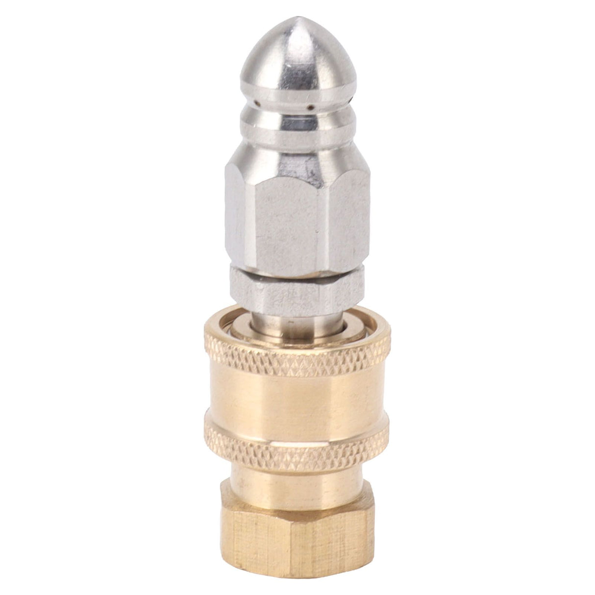 Compact Sewer Nozzle G1/4 Quick Insert Drain Hose Nozzle Pressure Washer Nozzle Fittings Sewer for Internal Thread G3/8