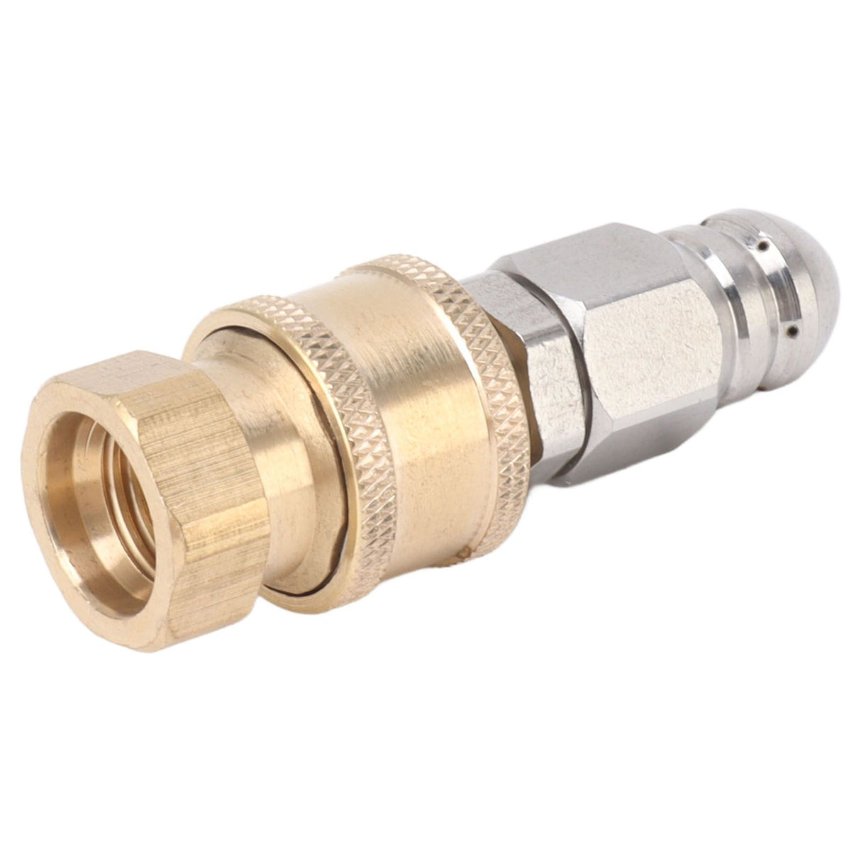 Compact Sewer Nozzle G1/4 Quick Insert Drain Hose Nozzle Pressure Washer Nozzle Fittings Sewer for Internal Thread G3/8