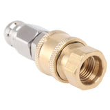Compact Sewer Nozzle G1/4 Quick Insert Drain Hose Nozzle Pressure Washer Nozzle Fittings Sewer for Internal Thread G3/8 - Extra Image