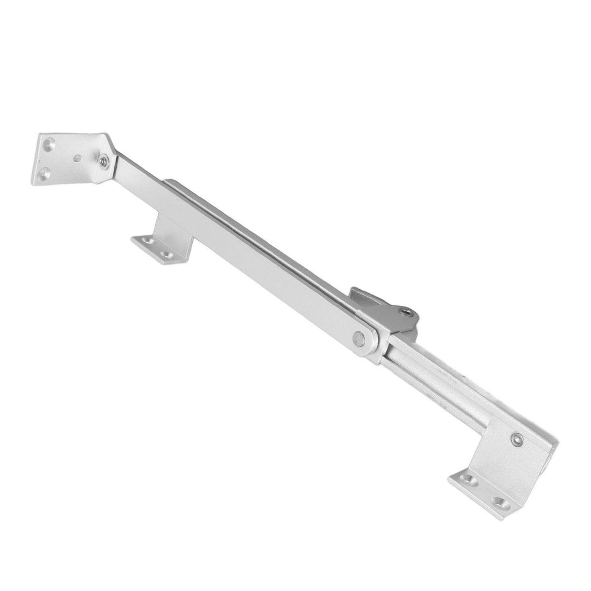 Casement Window Hinge Adjustable T Shape Positioning Window Safety Hinge Extrapolated Window Fitting for Home Office Silver