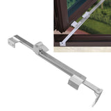 Casement Window Hinge Adjustable T Shape Positioning Window Safety Hinge Extrapolated Window Fitting for Home Office Silver - Extra Image