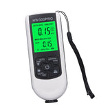 Coating Thickness Gauge High Accuracy Paint Depth Gauge Meter Antislip Thickness Meter Gauge White - Close-Up Angle