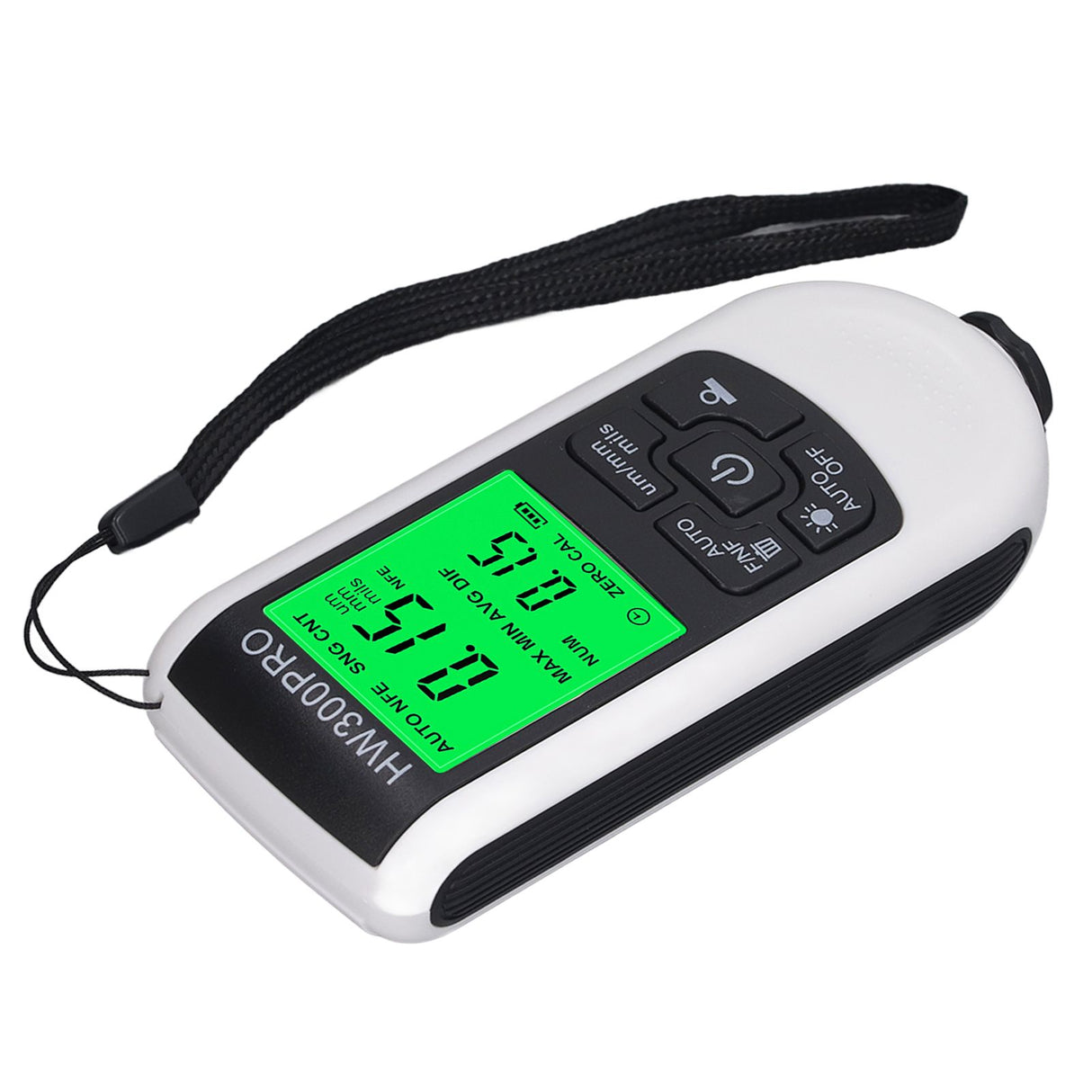 Coating Thickness Gauge High Accuracy Paint Depth Gauge Meter Antislip Thickness Meter Gauge White