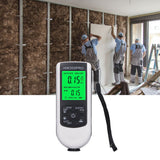Coating Thickness Gauge High Accuracy Paint Depth Gauge Meter Antislip Thickness Meter Gauge White