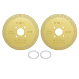 2Pcs Cutting Saw Blade 100mm Diamond Ceramic Saw Blade Porcelain Cutting Blade for Angle Grinder Cutting Machine 100x10mm / 3.9x0.4in
