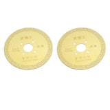 2Pcs Cutting Saw Blade 100mm Diamond Ceramic Saw Blade Porcelain Cutting Blade for Angle Grinder Cutting Machine 100x10mm / 3.9x0.4in