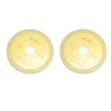 2Pcs Cutting Saw Blade 100mm Diamond Ceramic Saw Blade Porcelain Cutting Blade for Angle Grinder Cutting Machine 100x10mm / 3.9x0.4in