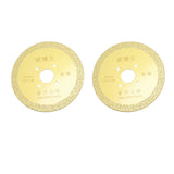 2Pcs Cutting Saw Blade 100mm Diamond Ceramic Saw Blade Porcelain Cutting Blade for Angle Grinder Cutting Machine 100x10mm / 3.9x0.4in