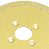 2Pcs Cutting Saw Blade 100mm Diamond Ceramic Saw Blade Porcelain Cutting Blade for Angle Grinder Cutting Machine 100x10mm / 3.9x0.4in