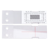 Gap Measuring Instrument Acrylic Building Wall Standard Crack Monitor Corner Crack Comparison Caliper