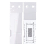 Gap Measuring Instrument Acrylic Building Wall Standard Crack Monitor Corner Crack Comparison Caliper - Side View