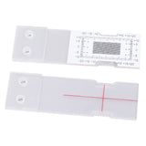 Gap Measuring Instrument Acrylic Building Wall Standard Crack Monitor Corner Crack Comparison Caliper