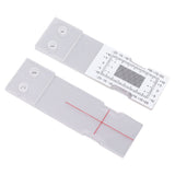 Gap Measuring Instrument Acrylic Building Wall Standard Crack Monitor Corner Crack Comparison Caliper
