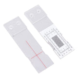 Gap Measuring Instrument Acrylic Building Wall Standard Crack Monitor Corner Crack Comparison Caliper - Low Angle