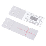 Gap Measuring Instrument Acrylic Building Wall Standard Crack Monitor Corner Crack Comparison Caliper