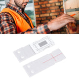 Gap Measuring Instrument Acrylic Building Wall Standard Crack Monitor Corner Crack Comparison Caliper