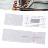 Gap Measuring Instrument Acrylic Building Wall Standard Crack Monitor Corner Crack Comparison Caliper
