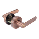 Passage Door Lever Set Aluminum Alloy Simple Modern Door Entry Lever Lock for Hallway Closet - Top-Down View