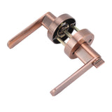 Passage Door Lever Set Aluminum Alloy Simple Modern Door Entry Lever Lock for Hallway Closet - Low Angle
