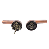 Passage Door Lever Set Aluminum Alloy Simple Modern Door Entry Lever Lock for Hallway Closet - Extra Image