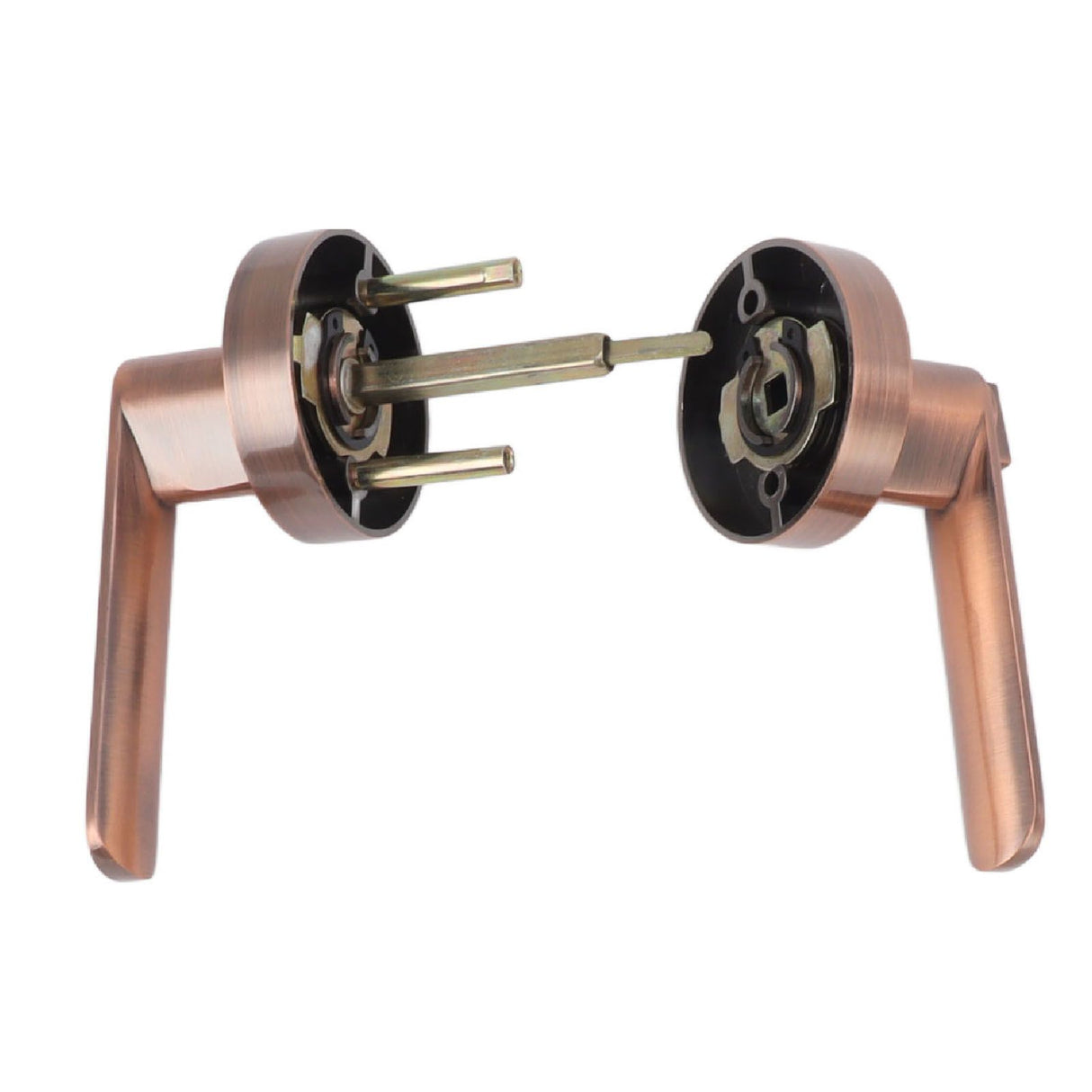 Passage Door Lever Set Aluminum Alloy Simple Modern Door Entry Lever Lock for Hallway Closet