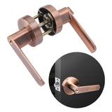 Passage Door Lever Set Aluminum Alloy Simple Modern Door Entry Lever Lock for Hallway Closet