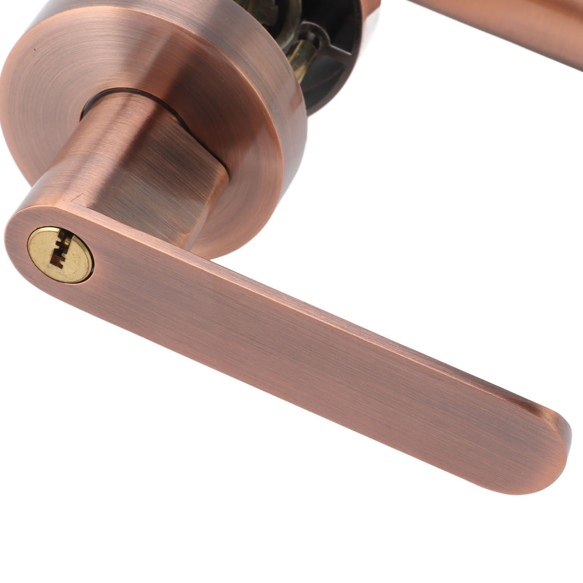 Passage Door Lever Set Aluminum Alloy Simple Modern Door Entry Lever Lock for Hallway Closet