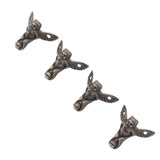 20PCS Metal Box Feet Zinc Alloy Fine Detail Jewelry Box Hardware Feet for Wooden Box Jewelry Box - Top-Down View