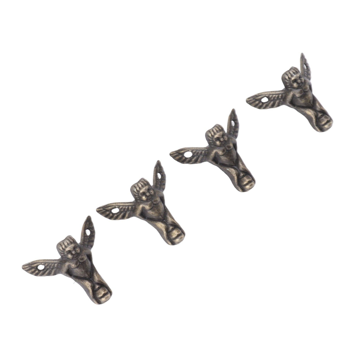 20PCS Metal Box Feet Zinc Alloy Fine Detail Jewelry Box Hardware Feet for Wooden Box Jewelry Box