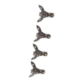 20PCS Metal Box Feet Zinc Alloy Fine Detail Jewelry Box Hardware Feet for Wooden Box Jewelry Box - Extra Image