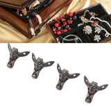 20PCS Metal Box Feet Zinc Alloy Fine Detail Jewelry Box Hardware Feet for Wooden Box Jewelry Box - Extra Image