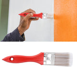 Wall Trimming Brush Reuse Lightweight Wooden Handle Angled Paint Brush Set for Wall Furniture