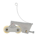 2PCS Wardrobe Pulley Stainless Steel Sliding Door Roller Wheels Waterproof Copper Core for Closet Cabinet Furniture Bathroom Concave