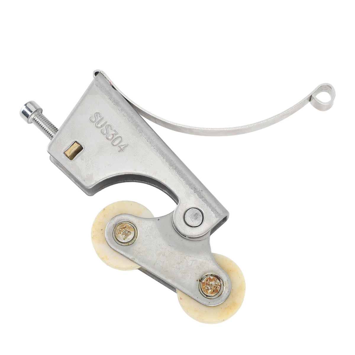 2PCS Wardrobe Pulley Stainless Steel Sliding Door Roller Wheels Waterproof Copper Core for Closet Cabinet Furniture Bathroom Concave
