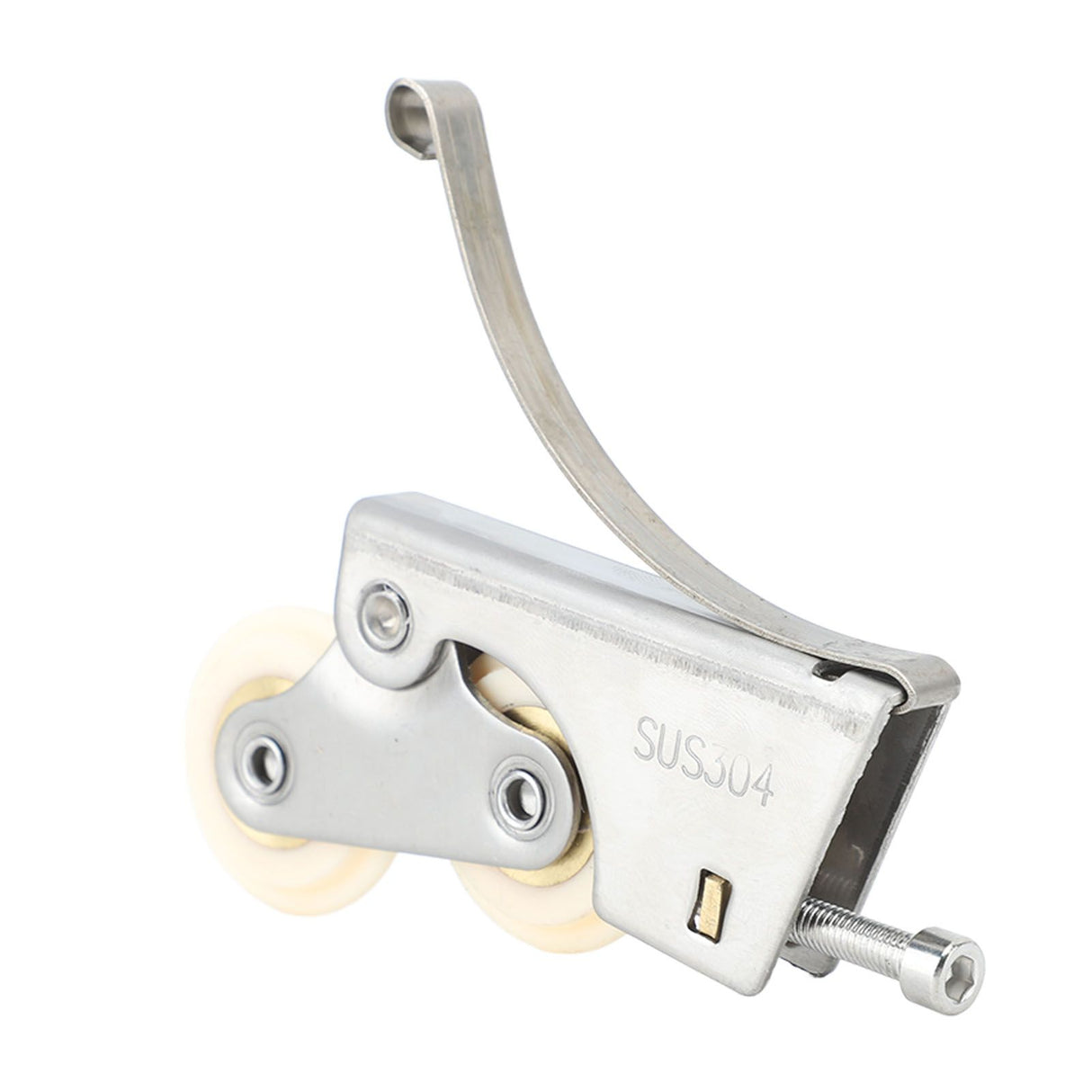 2PCS Wardrobe Pulley Stainless Steel Sliding Door Roller Wheels Waterproof Copper Core for Closet Cabinet Furniture Bathroom Convex