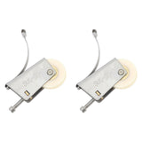 2Set Cabinet Sliding Door Window Roller Pulley Stainless Steel Sliding Door Window Roller Pulley Including Upper Wheel Waterproof Copper Core Concave Wheel - Front View
