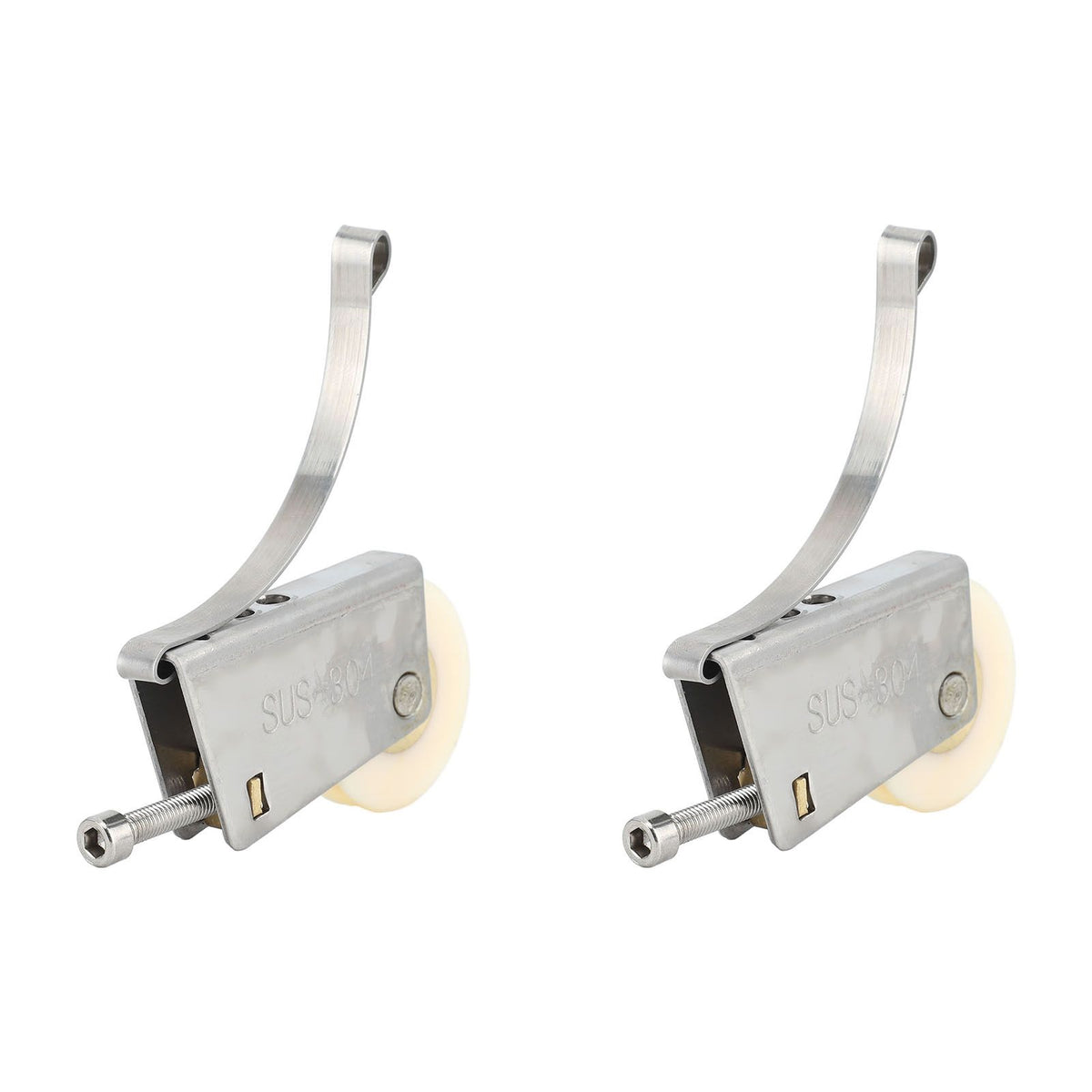 2Set Cabinet Sliding Door Window Roller Pulley Stainless Steel Sliding Door Window Roller Pulley Including Upper Wheel Waterproof Copper Core Concave Wheel