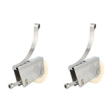 2Set Cabinet Sliding Door Window Roller Pulley Stainless Steel Sliding Door Window Roller Pulley Including Upper Wheel Waterproof Copper Core Concave Wheel - Side View
