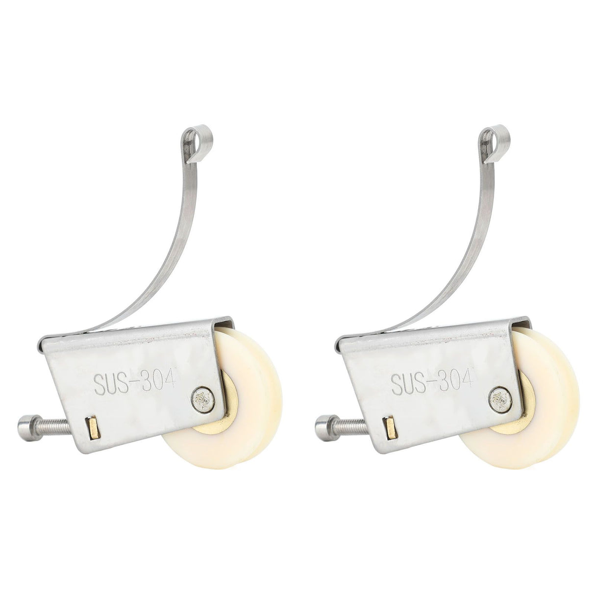 2Set Cabinet Sliding Door Window Roller Pulley Stainless Steel Sliding Door Window Roller Pulley Including Upper Wheel Waterproof Copper Core Concave Wheel
