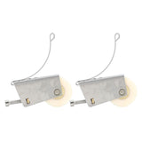 2Set Cabinet Sliding Door Window Roller Pulley Stainless Steel Sliding Door Window Roller Pulley Including Upper Wheel Waterproof Copper Core Concave Wheel
