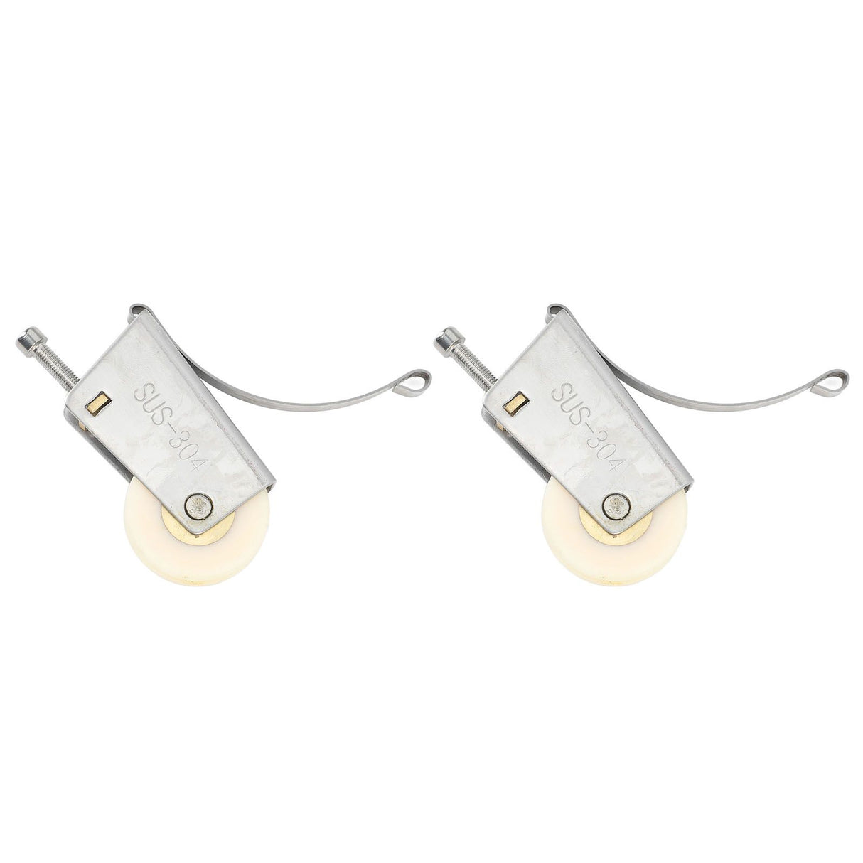 2Set Cabinet Sliding Door Window Roller Pulley Stainless Steel Sliding Door Window Roller Pulley Including Upper Wheel Waterproof Copper Core Concave Wheel