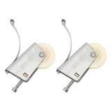 2Set Cabinet Sliding Door Window Roller Pulley Stainless Steel Sliding Door Window Roller Pulley Including Upper Wheel Waterproof Copper Core Concave Wheel - Close-Up Angle