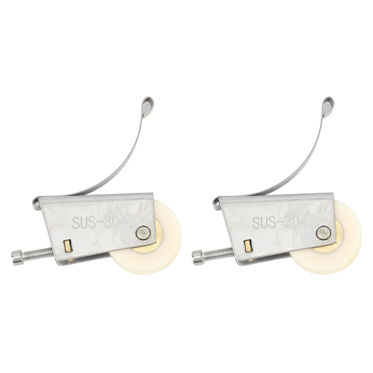 2Set Cabinet Sliding Door Window Roller Pulley Stainless Steel Sliding Door Window Roller Pulley Including Upper Wheel Waterproof Copper Core Concave Wheel