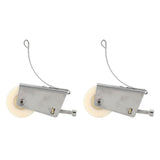 2Set Cabinet Sliding Door Window Roller Pulley Stainless Steel Sliding Door Window Roller Pulley Including Upper Wheel Waterproof Copper Core Concave Wheel