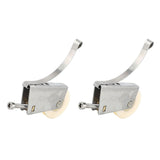 2Set Cabinet Sliding Door Window Roller Pulley Stainless Steel Sliding Door Window Roller Pulley Including Upper Wheel Waterproof Copper Core Concave Wheel